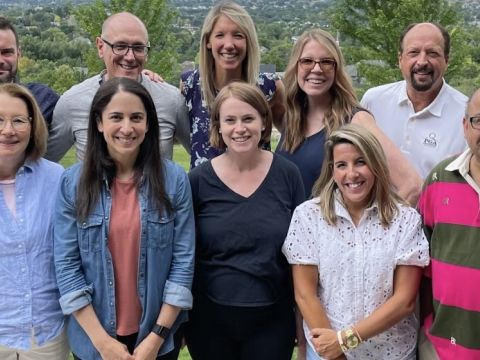 The Cohere Health Executive Leadership Team gathers for a leadership retreat in Utah.