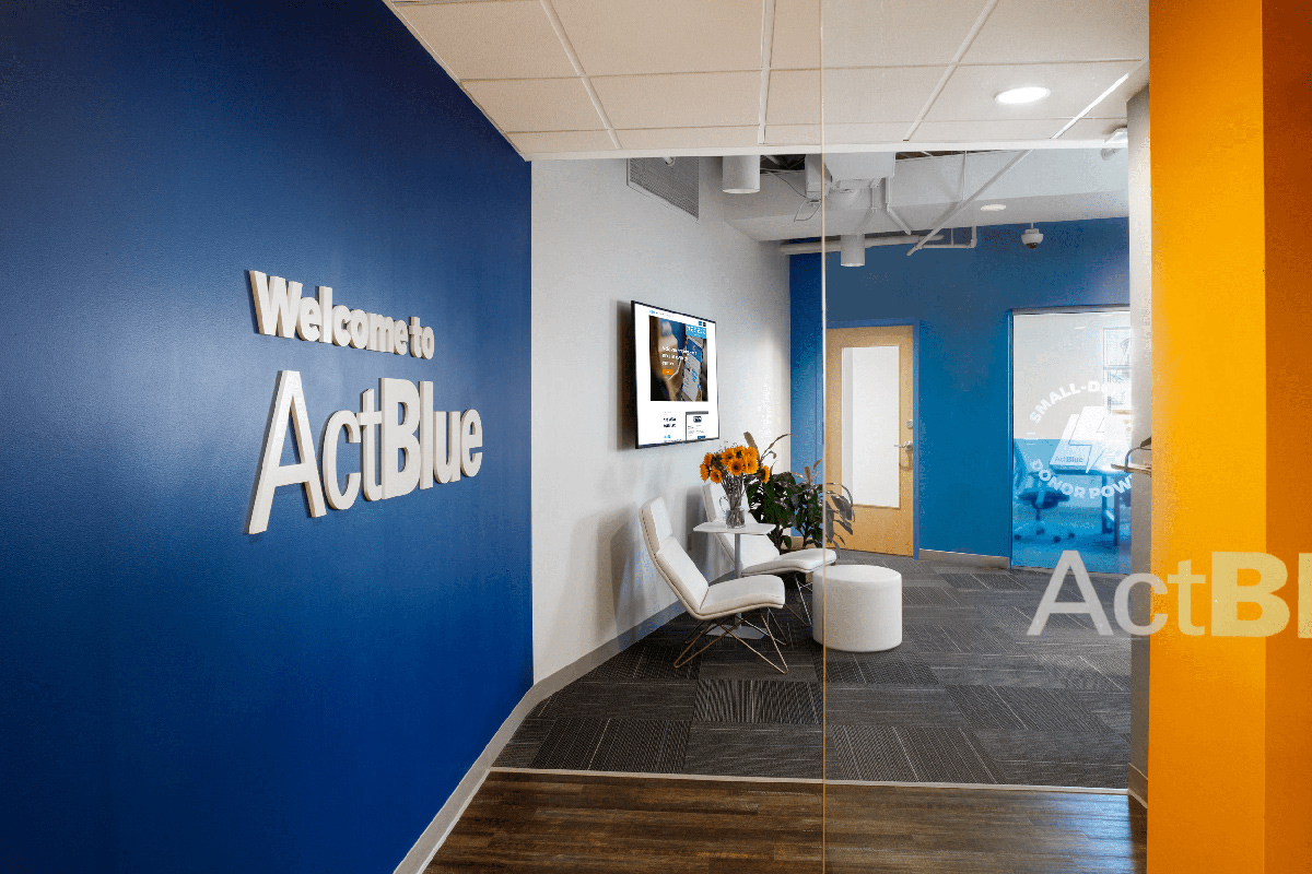 ActBlue office lobby
