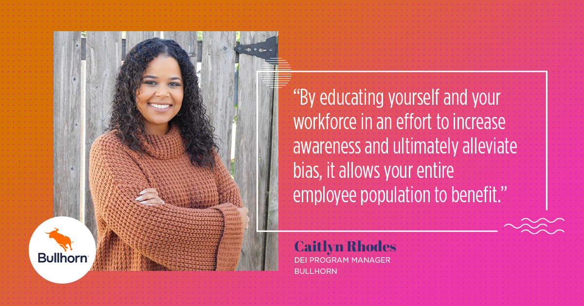 Caitlyn Rhodes, Talent Acquisition Business Partner II & DEI Program Manager