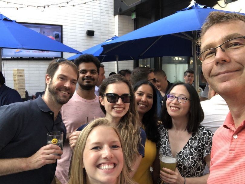 A group of Cambridge Semantics employees at a team outing.