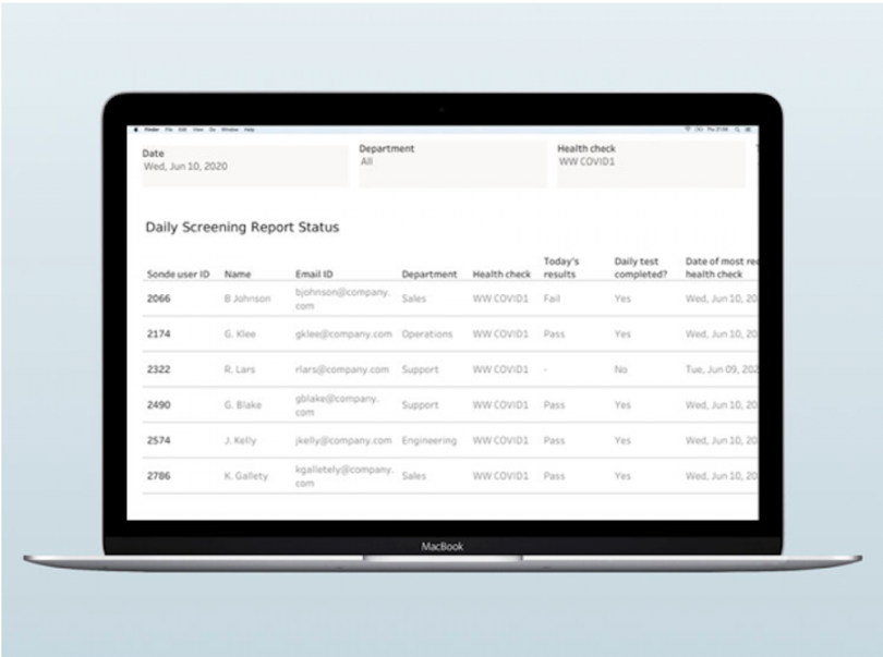 Sonde Health launched tool to screen for COVID-19