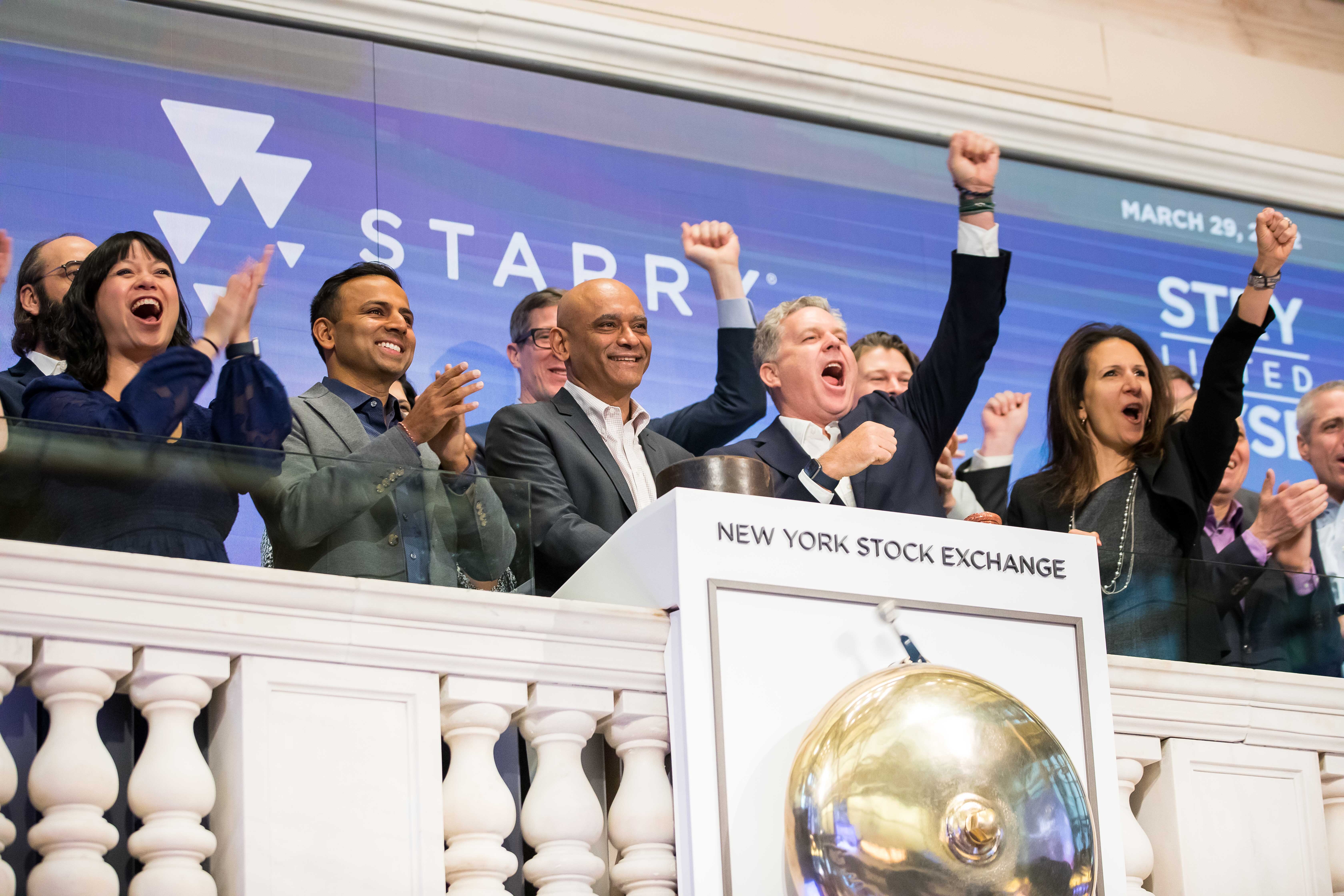 Starry team at New York Stock Exchange