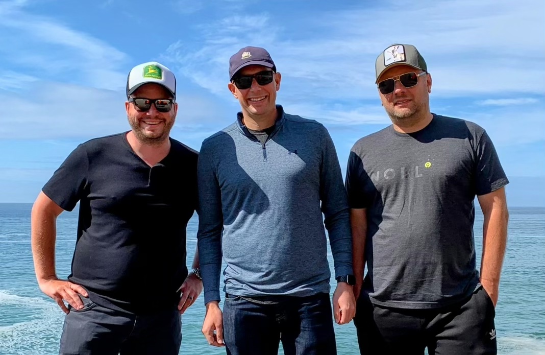 Pictured from left are Kit Merker, Nobl9’s chief growth officer; Brian Singer, the company’s co-founder and chief product officer; and Marcin Kurc, the company’s co-founder and CEO.
