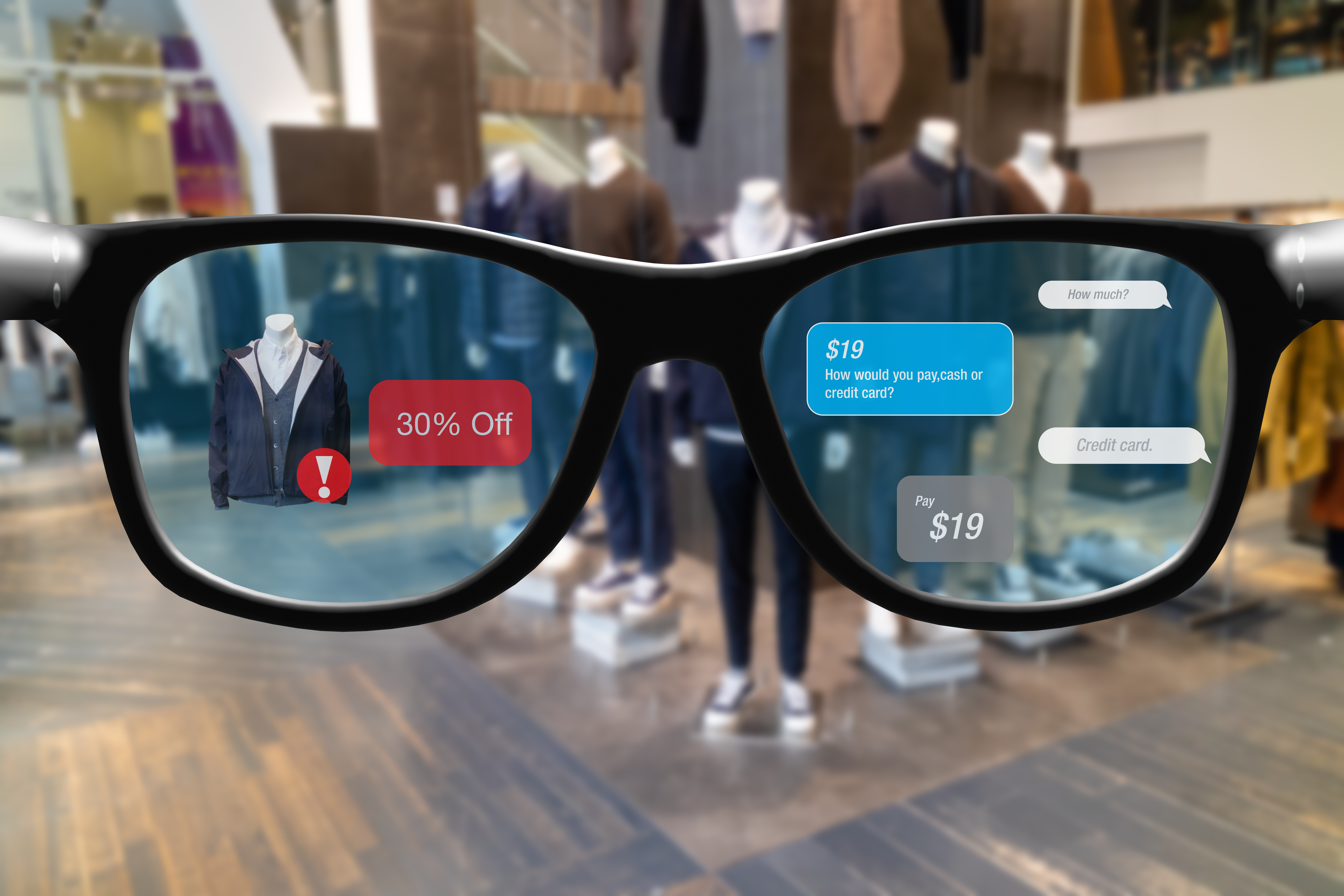 In-store shopping is a potential use case for smart glasses.