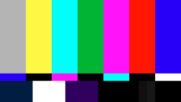 TV screen signal error