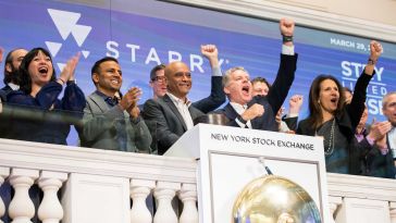 Starry team at New York Stock Exchange