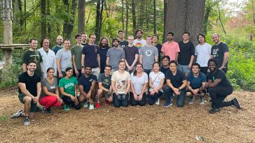 The larger Klaviyo data science team at a recent team building event