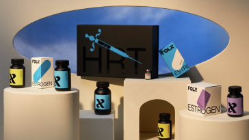 FOLX Health products on various stands