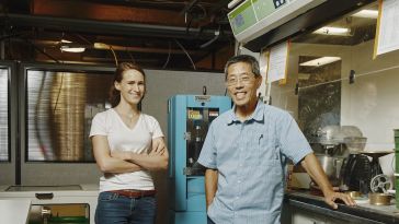 Sublime Systems co-founders Leah Ellis and Yet-Ming Chiang.