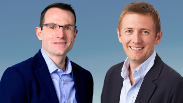 Istari CEO Will Roper (left) and CTO Chris Benson (right) are pictured against a bluish-gray background.