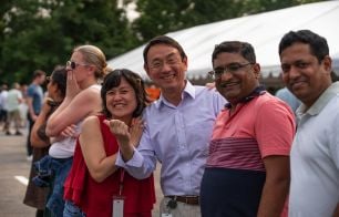 The team enjoying our Summer Party.