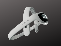 Cognito’s headset device is designed to treat Alzheimer’s Disease with gamma frequency light and sound stimulation.